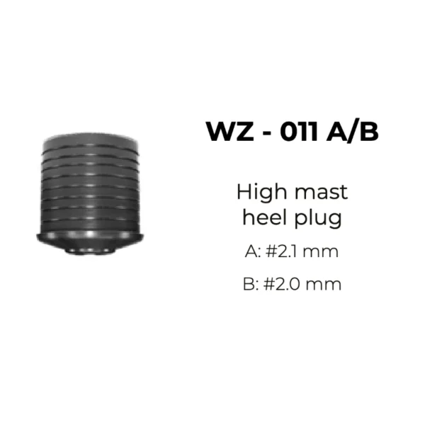 Tapón de repuesto WZ-11 para mástiles Optimast Black o Red